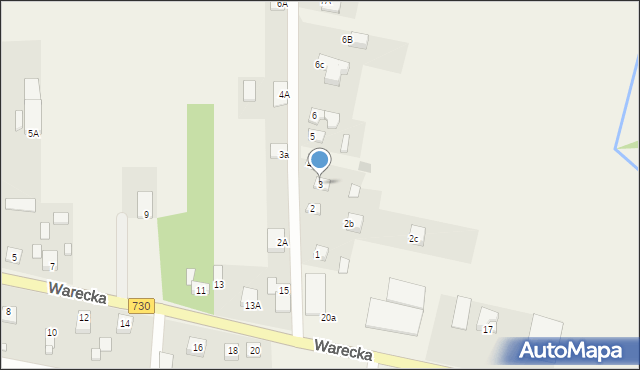 Jasieniec, Jasieniecka, 3, mapa Jasieniec