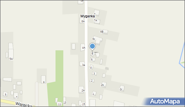 Jasieniec, Jasieniecka, 6, mapa Jasieniec