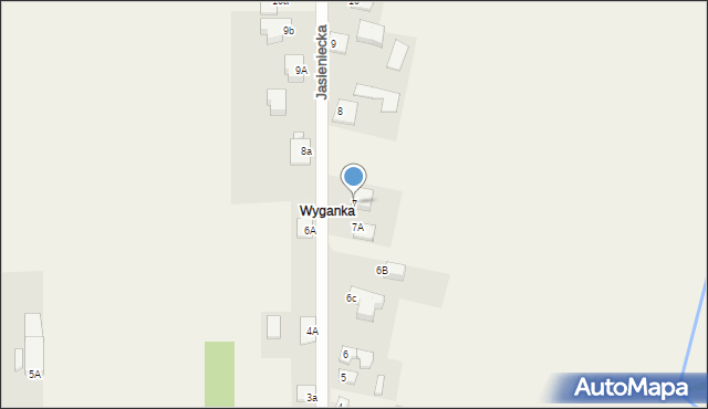Jasieniec, Jasieniecka, 7, mapa Jasieniec