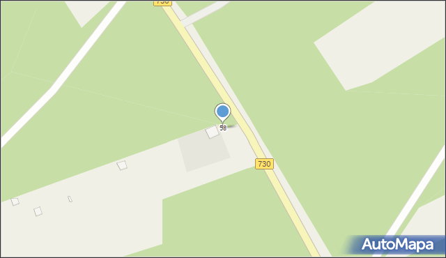 Jasieniec, Jasieniec, 58, mapa Jasieniec