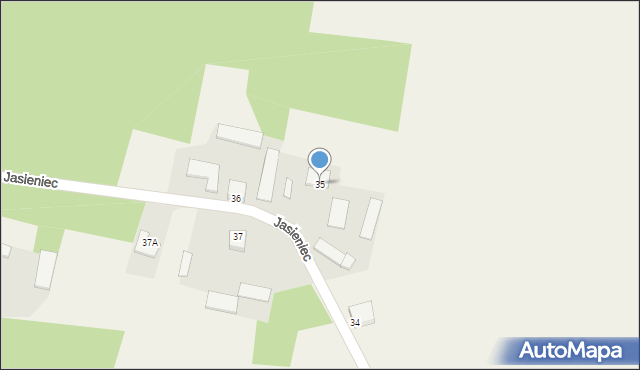 Jasieniec, Jasieniec, 35, mapa Jasieniec
