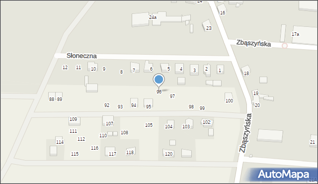 Jasieniec, Jasieniec, 96, mapa Jasieniec