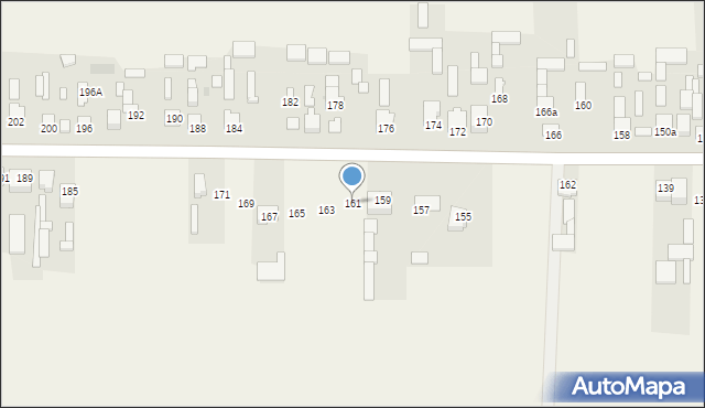 Jasieniec Iłżecki Górny, Jasieniec Iłżecki Górny, 161, mapa Jasieniec Iłżecki Górny