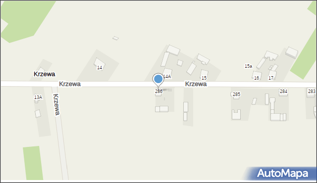 Jasieniec Iłżecki Górny, Jasieniec Iłżecki Górny, 286, mapa Jasieniec Iłżecki Górny