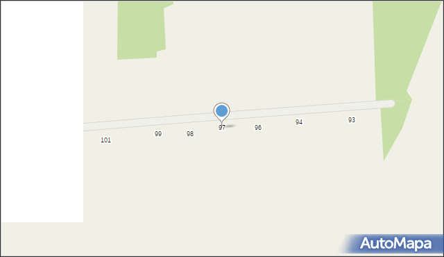 Jasieniec-Kolonia, Jasieniec-Kolonia, 97, mapa Jasieniec-Kolonia