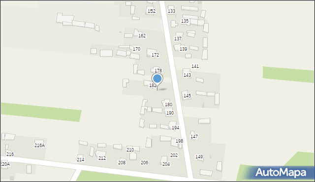 Jasieniec-Maziarze, Jasieniec-Maziarze, 184, mapa Jasieniec-Maziarze