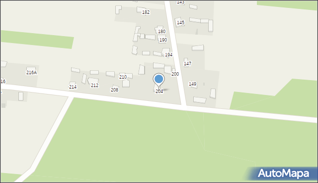 Jasieniec-Maziarze, Jasieniec-Maziarze, 204, mapa Jasieniec-Maziarze