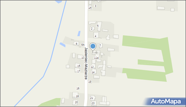 Jasieniec-Maziarze, Jasieniec-Maziarze, 8, mapa Jasieniec-Maziarze