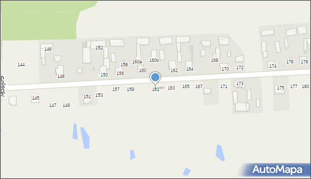 Jasieniec Solecki, Jasieniec Solecki, 161, mapa Jasieniec Solecki