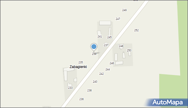 Jasieniec Solecki, Jasieniec Solecki, 239, mapa Jasieniec Solecki