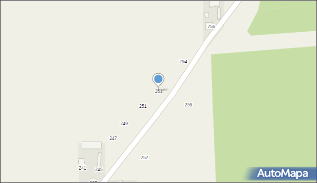 Jasieniec Solecki, Jasieniec Solecki, 253, mapa Jasieniec Solecki