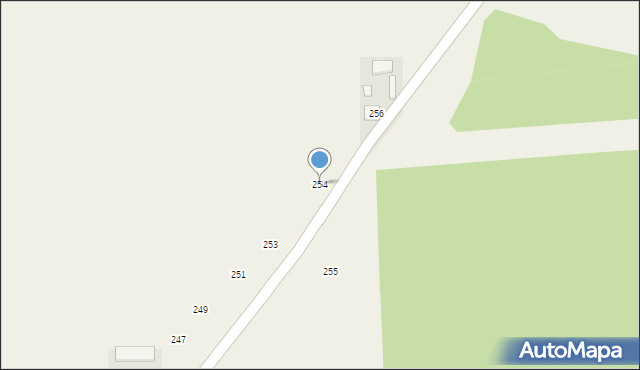 Jasieniec Solecki, Jasieniec Solecki, 254, mapa Jasieniec Solecki