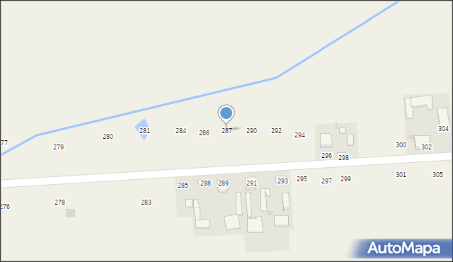 Jasieniec Solecki, Jasieniec Solecki, 287, mapa Jasieniec Solecki