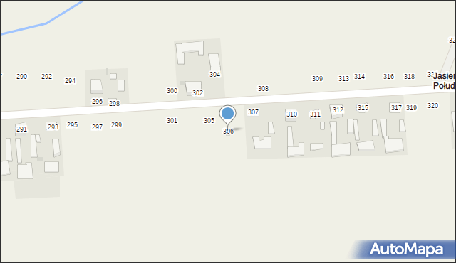 Jasieniec Solecki, Jasieniec Solecki, 306, mapa Jasieniec Solecki