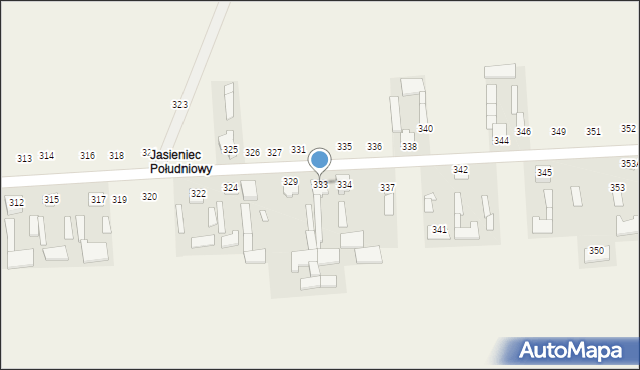 Jasieniec Solecki, Jasieniec Solecki, 333, mapa Jasieniec Solecki