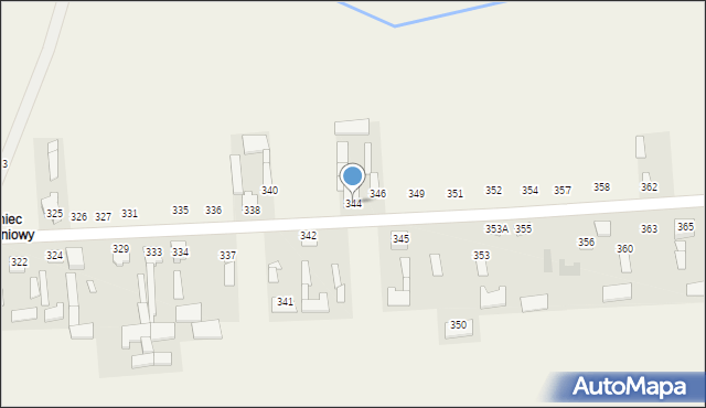 Jasieniec Solecki, Jasieniec Solecki, 344, mapa Jasieniec Solecki