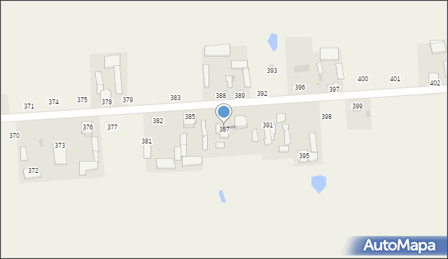 Jasieniec Solecki, Jasieniec Solecki, 387, mapa Jasieniec Solecki