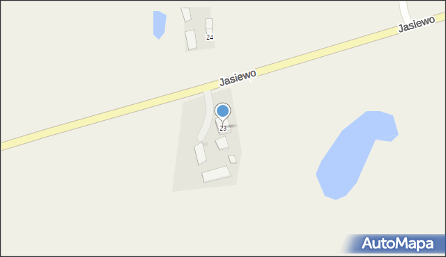 Jasiewo, Jasiewo, 23, mapa Jasiewo