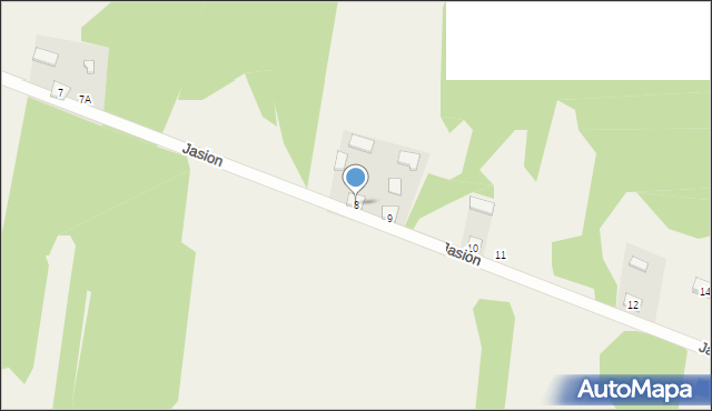 Jasion, Jasion, 8, mapa Jasion