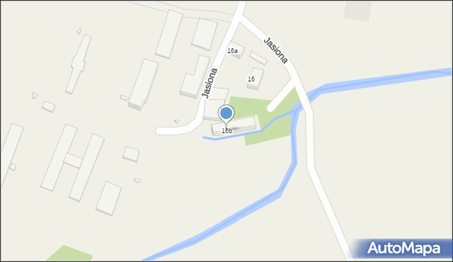 Jasiona, Jasiona, 16b, mapa Jasiona