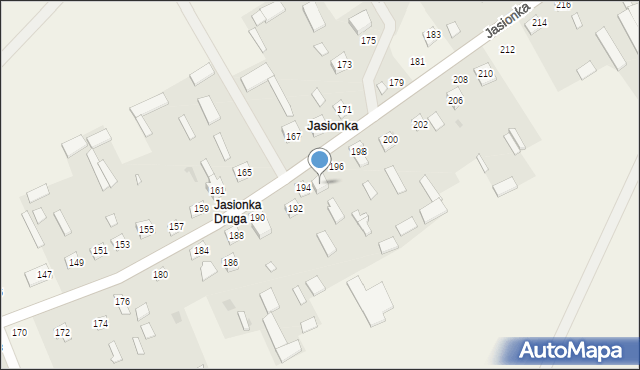 Jasionka, Jasionka, 194A, mapa Jasionka