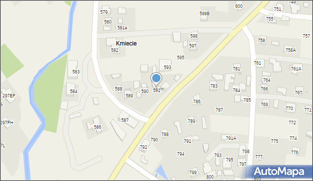 Jasionka, Jasionka, 591, mapa Jasionka