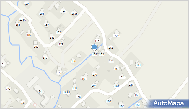 Jasionka, Jasionka, 174, mapa Jasionka