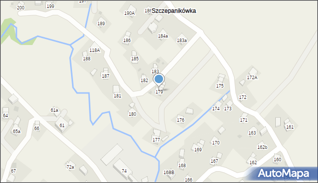 Jasionka, Jasionka, 179, mapa Jasionka