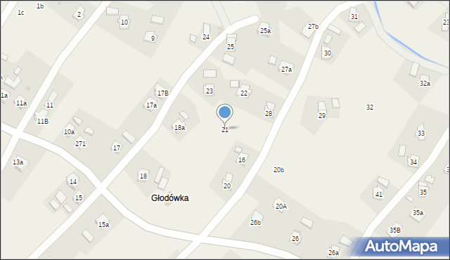 Jasionka, Jasionka, 21, mapa Jasionka