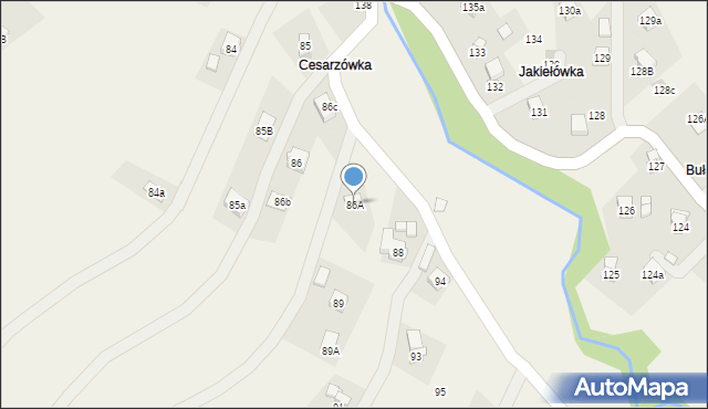 Jasionka, Jasionka, 86A, mapa Jasionka