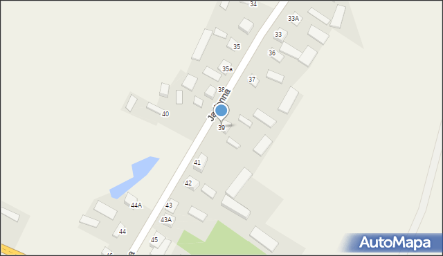 Jasionna, Jasionna, 39, mapa Jasionna