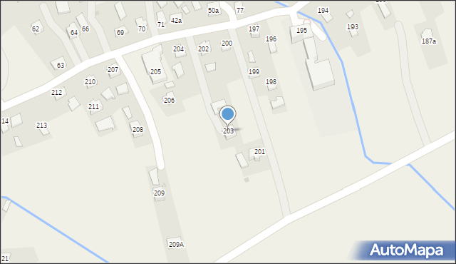 Jasionów, Jasionów, 203, mapa Jasionów