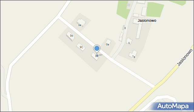 Jasionowo, Jasionowo, 9B, mapa Jasionowo