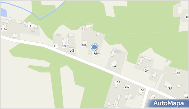 Jasiorówka, Jasiorówka, 106, mapa Jasiorówka