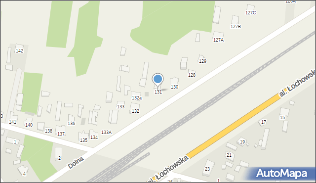 Jasiorówka, Jasiorówka, 131, mapa Jasiorówka