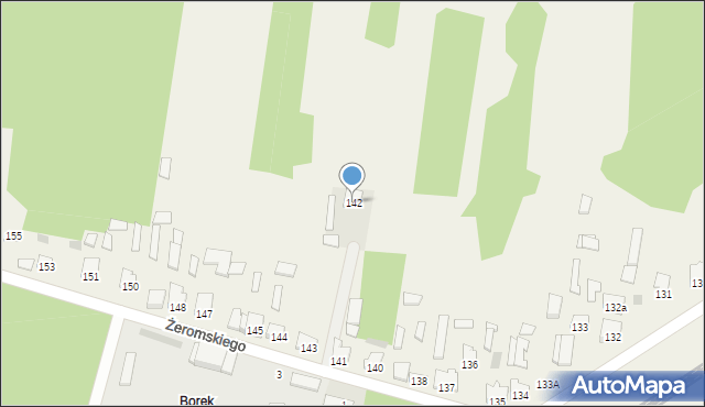 Jasiorówka, Jasiorówka, 142, mapa Jasiorówka