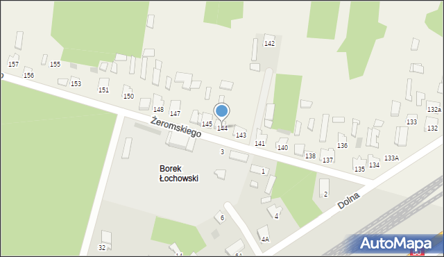 Jasiorówka, Jasiorówka, 144, mapa Jasiorówka