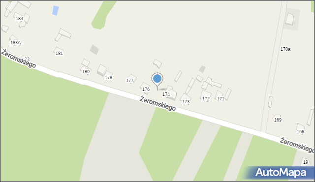 Jasiorówka, Jasiorówka, 175, mapa Jasiorówka