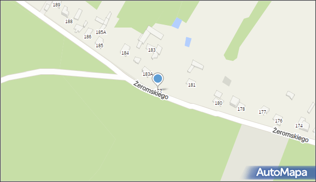 Jasiorówka, Jasiorówka, 182, mapa Jasiorówka