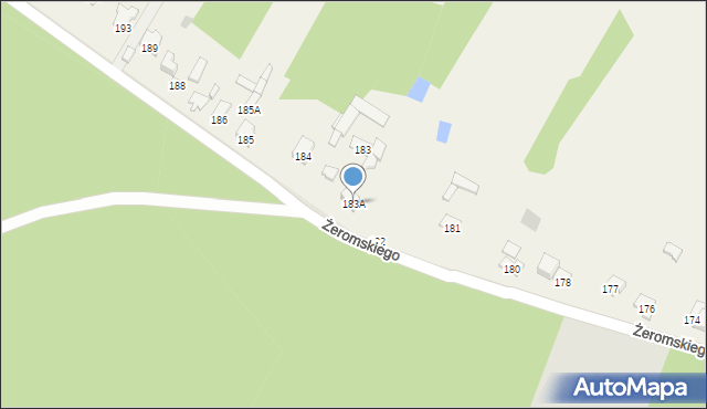 Jasiorówka, Jasiorówka, 183A, mapa Jasiorówka