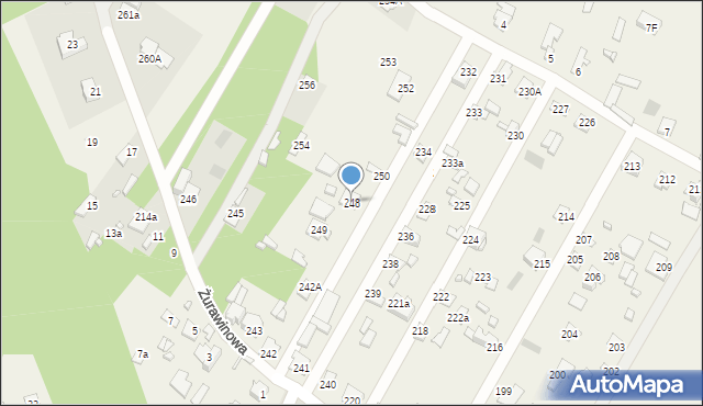 Jasiorówka, Jasiorówka, 248, mapa Jasiorówka