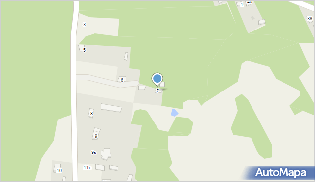 Jasiorówka, Jasiorówka, 7, mapa Jasiorówka