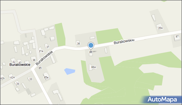 Jasiorówka, Jasiorówka, 86, mapa Jasiorówka