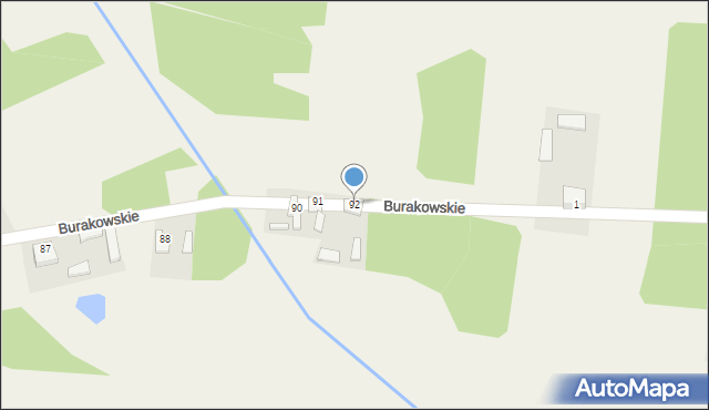 Jasiorówka, Jasiorówka, 92, mapa Jasiorówka