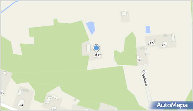 Jasiorówka, Jasiorówka, 98A, mapa Jasiorówka