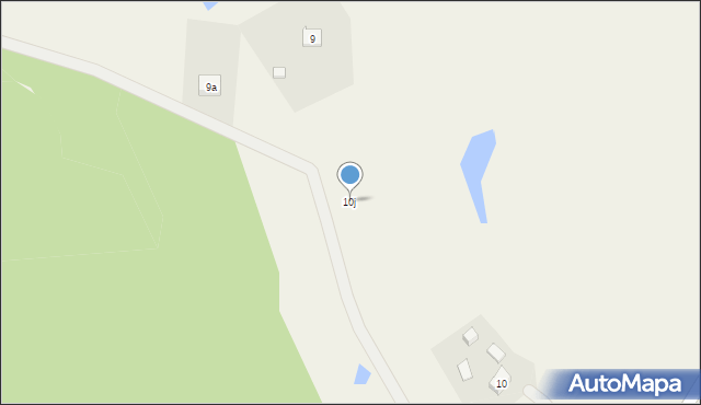 Jasiowa Huta, Jasiowa Huta, 10j, mapa Jasiowa Huta