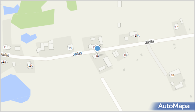 Jaśki, Jaśki, 14, mapa Jaśki