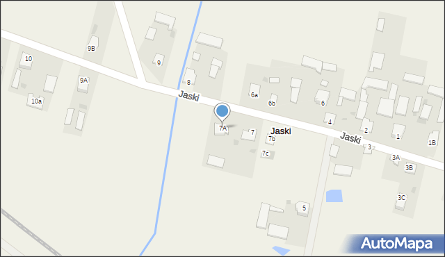 Jaski, Jaski, 7A, mapa Jaski