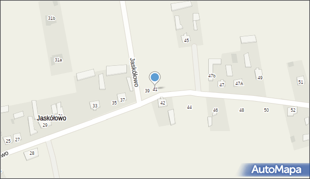 Jaskółowo, Jaskółowo, 41, mapa Jaskółowo