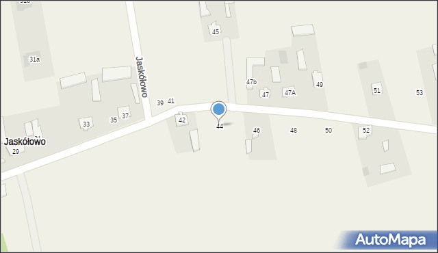 Jaskółowo, Jaskółowo, 44, mapa Jaskółowo
